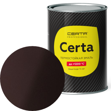 CERTA до 800°С коричневый (~RAL 8017) 0,8 кг
