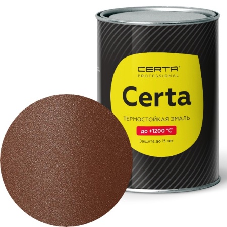 CERTA HS терракот металлик 1000 °C 0,8 кг
