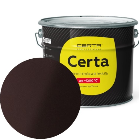 CERTA до 800°С коричневый (~RAL 8017) 10 кг