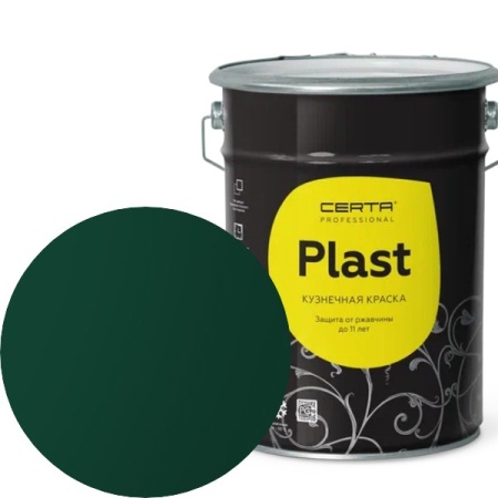 CERTA PLAST Mатовый зеленый RAL 6005 4 кг