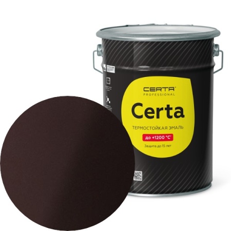 CERTA до 800°С коричневый (~RAL 8017) 4 кг