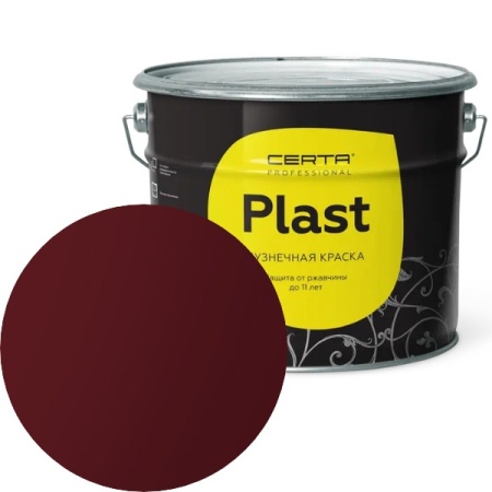 CERTA PLAST Полуглянцевый Вишневый  RAL 3005 10кг