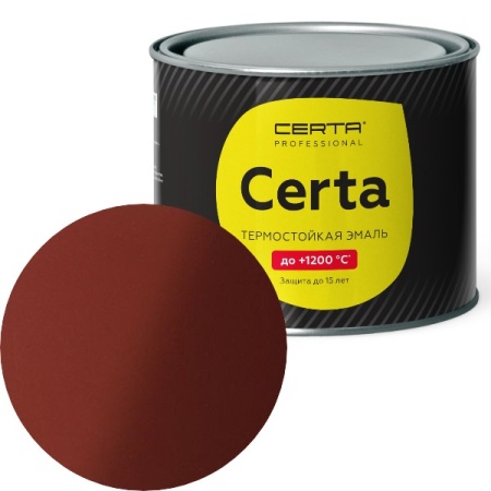 CERTA до 800°С красно-коричневый (~RAL 8012) 0,4 кг