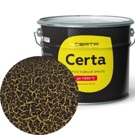 CERTA Craquelure" базовый слой до 600°С золотой 10 кг