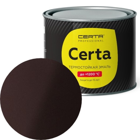 CERTA до 800°С коричневый (~RAL 8017) 0,4 кг