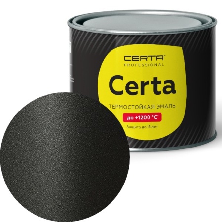CERTA HS чёрный металлик 1000 °C 0,4 кг