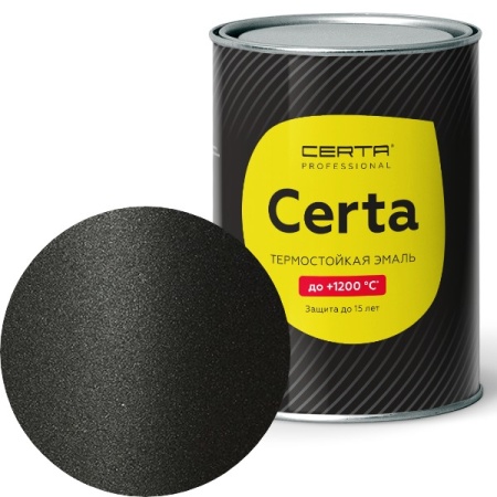 CERTA HS чёрный металлик 1000 °C 0,8 кг